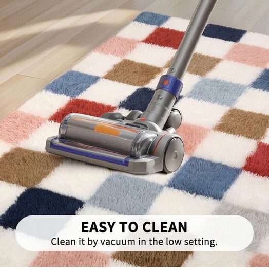 Area Rugs Living Room Bedroom 240x300cm Large Fluffy Carpet Soft Shaggy ...