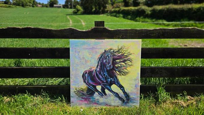 Original acrylic painting- "Wild Spirit "