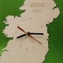 Unique Bespoke Ireland County Shape Clock Irish Map Wooden Country Clock Image 5