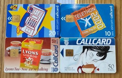 Telecom Eireann Eircom Call cards x 4