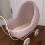 Wicker Pram - rattan dolls pram Image 4