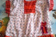 DP...am beautiful orange top with pretty details