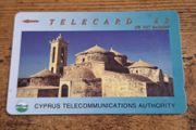 Cyprus Phonecard "Agia Paraskevi Church", used, 1995, 3 Cypriot Pound - free standard postage