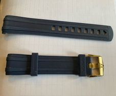 Omega 20mm Rubber Strap and buckle