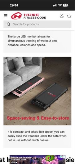 Pink Threadmill