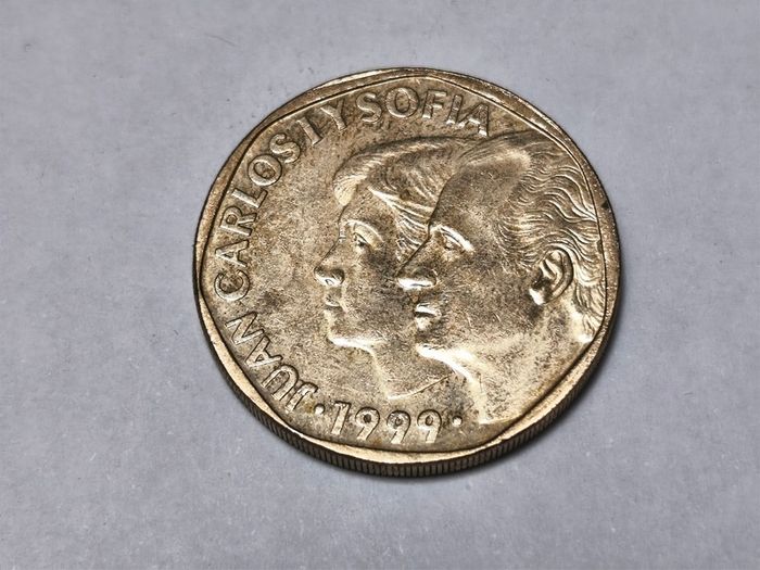 Spain 500 Pesetas Coin Espana Juan Carlos 1999