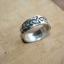 Vintage Sterling Silver 925 Irish Celtic Knot Band Ring Image 3