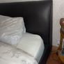 Super king 6ft leather bed Image 3