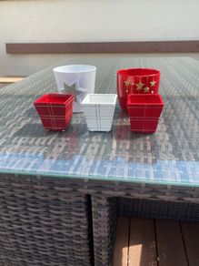 Flower Pots - Christmas Theme