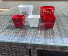 Flower Pots - Christmas Theme