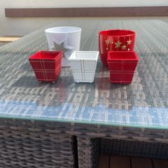 Flower Pots - Christmas Theme