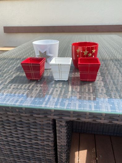 Flower Pots - Christmas Theme