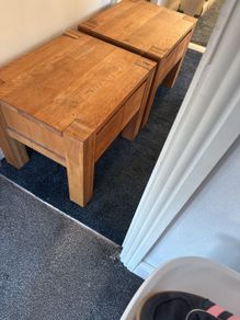 Price drop, need done, solid large oak lockers