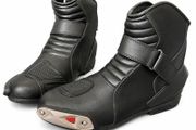 Genuine Leather Motorbike Riding Boots | Waterproof Motorcycle Boots for Men | Protective Biker Boots