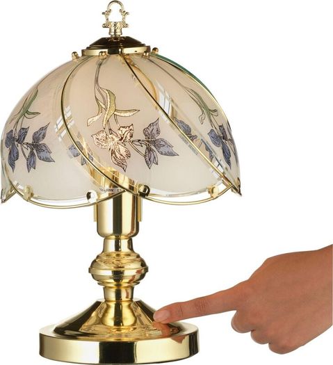 Iris Touch Table Lamps Set (Both Brand New & Sealed in Box)