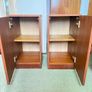 Pair of Wooden Bedside Lockers Image 2