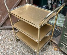 Vintage 3-Tier Drinks Trolley / Hostess Cart