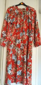 Red Floral Dress