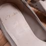 Clarks Mauve Taupe Suede Studded Ankle Strap Block Heels 4UK/37EU Image 10