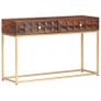 Console Table 122x36x75 cm Solid Mango Wood Image 10