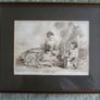 Old Framed Engraving From The Neptune Gallery Image 2