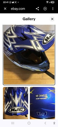 Motorbike helmet