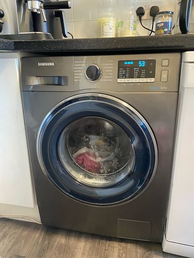 Samsung ecobubble washing machine, 8kg