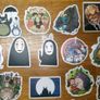 Japanese Anime Stickers Decals. Hayao Miyazaki Image 3
