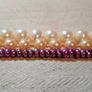 CLEARANCE 2pcs Genuine Freshwater pearls strings of beads white and beige Image 2