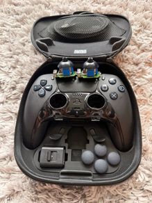 PS5 Edge with TMR Ksilver Silver JS pro +