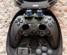 PS5 Edge with TMR Ksilver Silver JS pro +