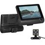 3 Channel 1080P Dash Cam 4" TFT LCD DVR G-sensor Image 4