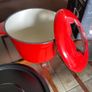 MasterClass Cast Iron Enamelled Red Fondue Set BNIB Image 4