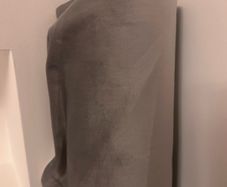 fabric 10 meters grey velvet