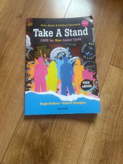 Take a stand CSPE work book and portfolio book junior cert books