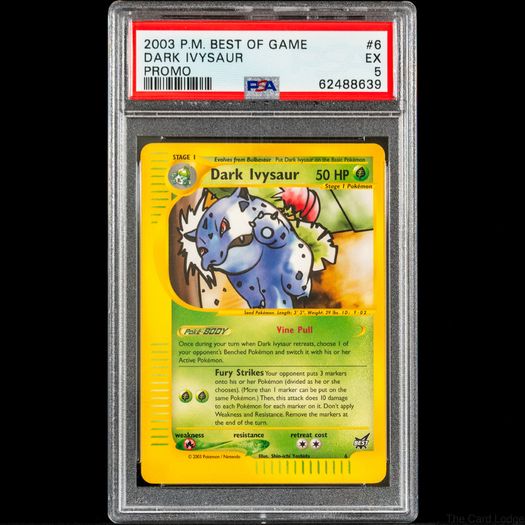 Dark Ivysaur Best 6 PSA 5 Excellent Best of Game Cards Promos Pokemon Rare