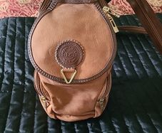 Ladies small rucksack/handbag leather Borgo Cavalli Italian
