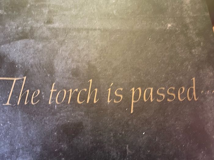 JFK Book "the torch is passed ".