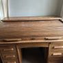 Vintage oak roll top desk Image 2