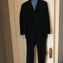 Boys navy suit age 5 reduced Image 2