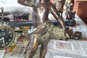 Very Large Heavy 19th Century French Bronze Sculpture by the renowned artist Auguste Moreau 1834 to 1917, Postage Available or Collection
