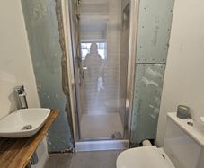 Flair Pivot Shower Door Chrome