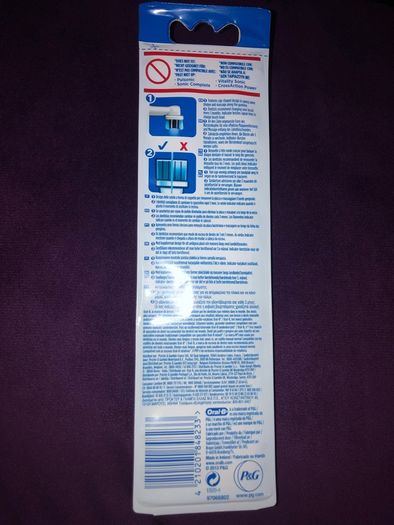 Oral B Braun brush heads precision clean brand new