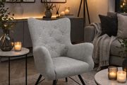 Modern Accent Chair  Contemporary Armchair Grey