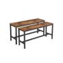 Industrial Dining Benches Set of 2 Image 3