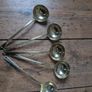 Set of 5 antique brass saddle Image 2