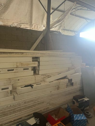 Complete 180 metre run of heavy-duty white PVC ranch fencing