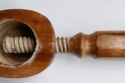 Vintage French Nutcracker decor country chic shabby decoration old wood