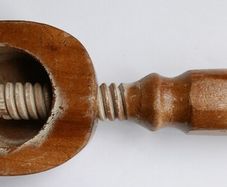 Vintage French Nutcracker decor country chic shabby decoration old wood