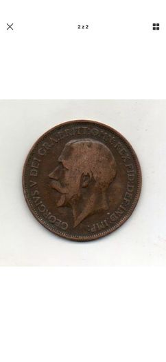 Great Britain One Penny 1918